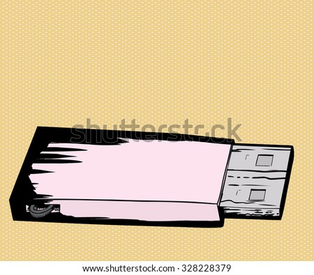 Usb Thumbdrive Flash Memory Storage clip art Free Vector / 4Vector