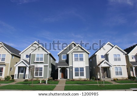New Row of Houses