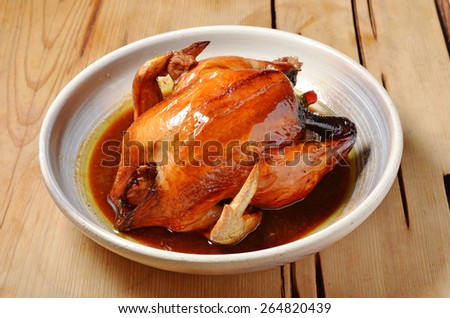 Barrel-roasted chicken  - A Popular Taiwan food