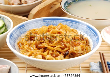 Chinese tradition food - dry noodles