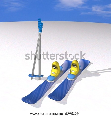 Skiing Sticks