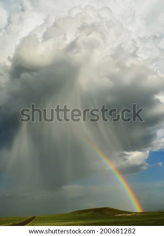 Rainbow in a Storm