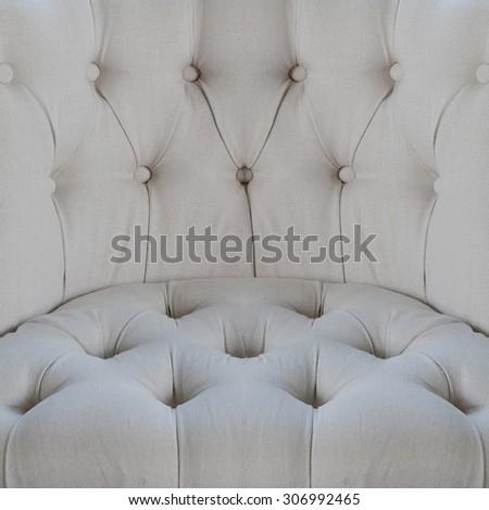 Gray color sofa cloth texture with buttons