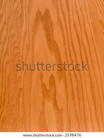 Close-up of a red oak plank