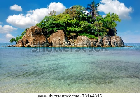 Tropical island, Trat archipelago, Thailand