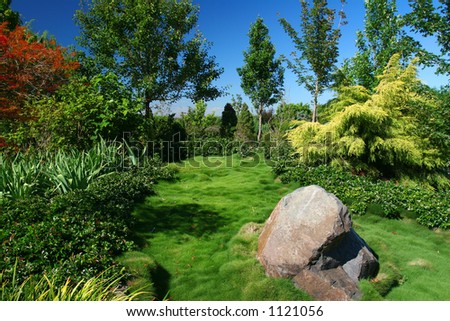 Oriental garden in the Hunter Valley