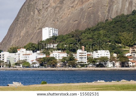 Urca District in Rio de Janeiro City, Bottom of Sugar Loaf Mountain