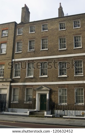 The former British Prime Minister - Benjamin Disraeli, Earl of Beaconsfield (1804 - 1881) was born in this house in Camden, London.