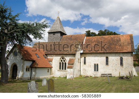 St Mary the Virgin Church, Silchester Parish Church of St Mary the Virgin in the village of Silchester in Berkshire.  Historic church, over one thousand years old.