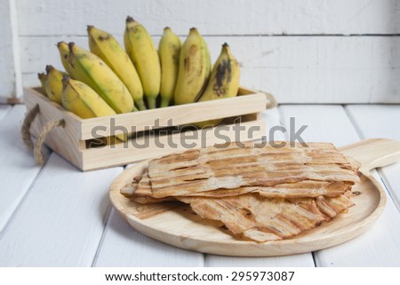 Khmer style snack food : Grill banana