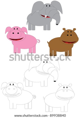 Pig And Hippo