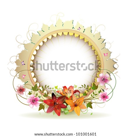 circular flowers