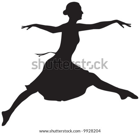 Dancer+silhouette+leap