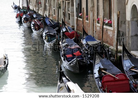 gondola - means of transportation - in venice, italy