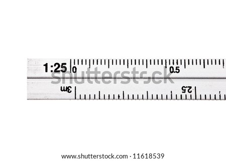 ruler with scale isolated ruler to scale. ruler with scale isolated