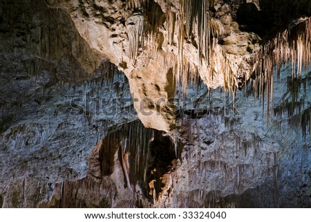 Caverns In New Mexico. Park in New Mexico, USA