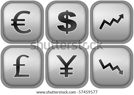 currency signs. with currency signs