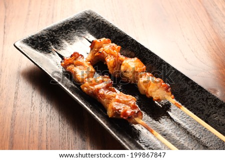 yakitori momo japanese grilled chiken tare
