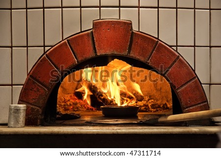 A traditional brick oven for cooking and baking.