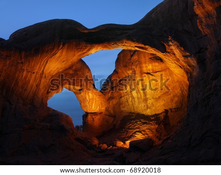 Arch At Night