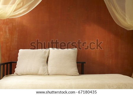 Bed With Cushions