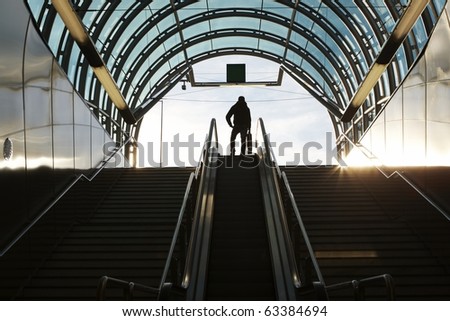 Man Leaving