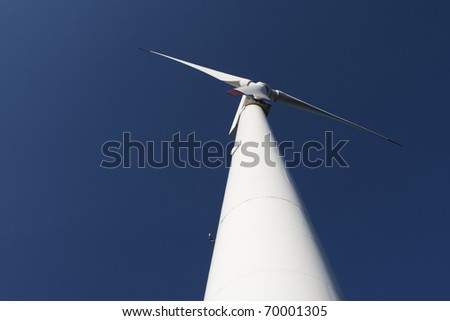 Windmill. One of the mills wind power, Vitkov, The Czech Republic.