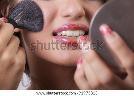 doing yourself makeup