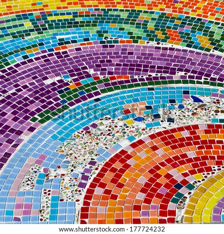 Colorful mosaic background.