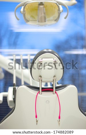 Dental practice equipment background