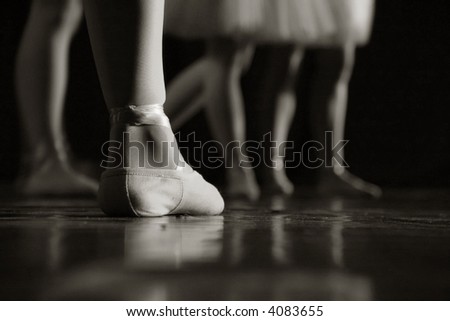 Ballet dancers on the stage