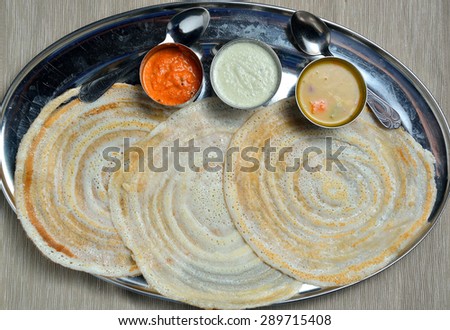 Dosai or Dosa - South Indian breakfast