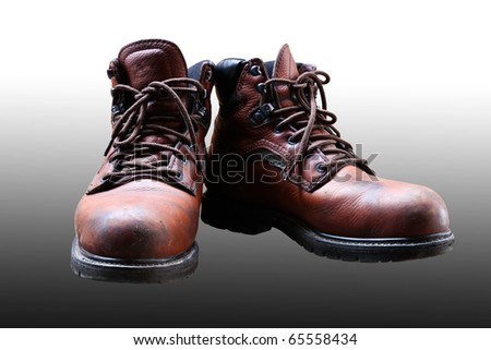 Old safety shoes