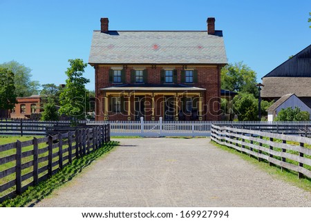 Old Historical Home on the Farm