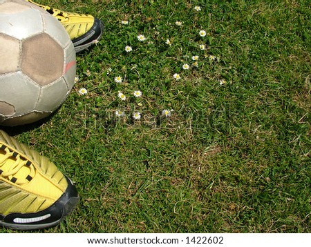 soccer, boots, football, grass, green, ball,business, concept