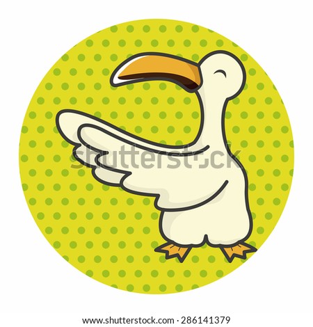 animal bird cartoon theme elements
