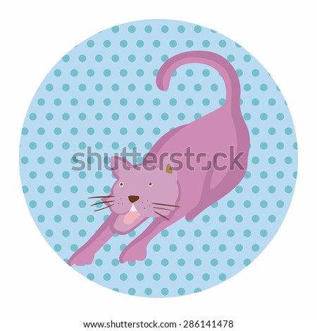 animal cat cartoon theme elements