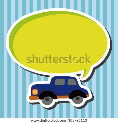 Transportation car flat icon elements background,eps10