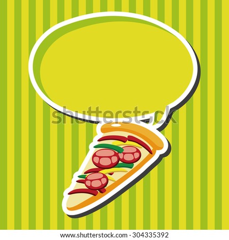 fast foods pizza theme elements