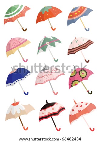 Cartoon Umbrella Stock Vector Illustration 66482434 : Shutterstock