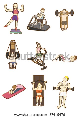 Cartoon Fitness