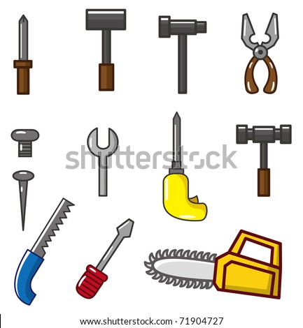 Cartoon Tool Icon Stock Vector Illustration 71904727 : Shutterstock