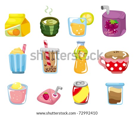 Cartoon Drink Icon Stock Vector Illustration 72992410 : Shutterstock