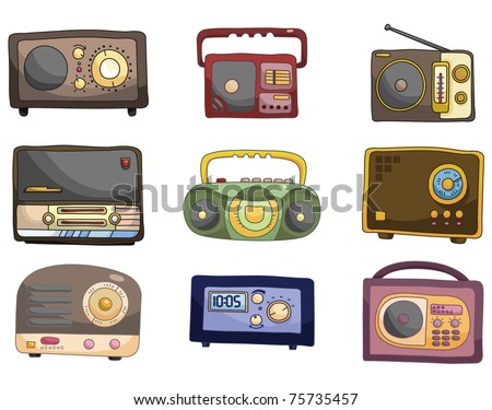 Radio Icon Vector