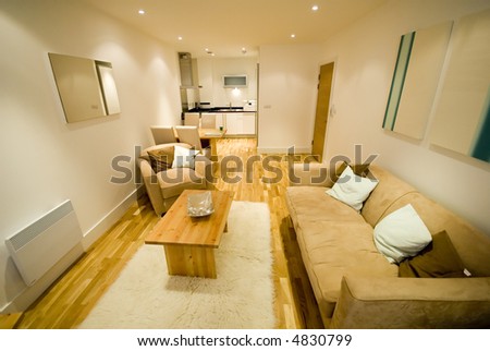 Interior of a designer apartment