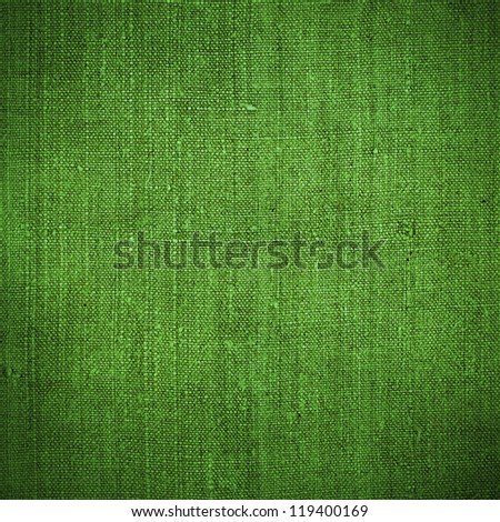 Vintage green fabric background