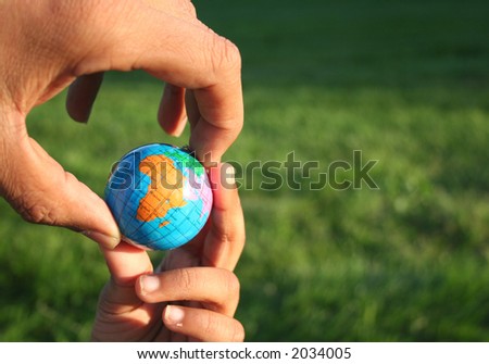Take world in to your hands