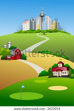 golf club clip art. showing Golf course ,Old