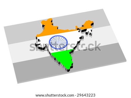 White India Map