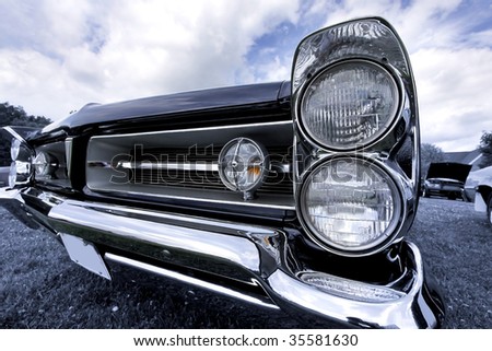 Classic car head lamp